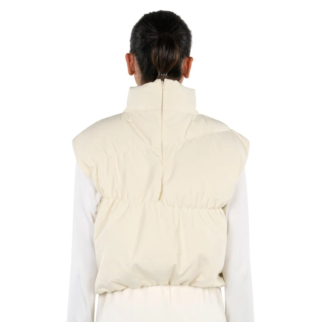 PUFFER TOP - OFF WHITE