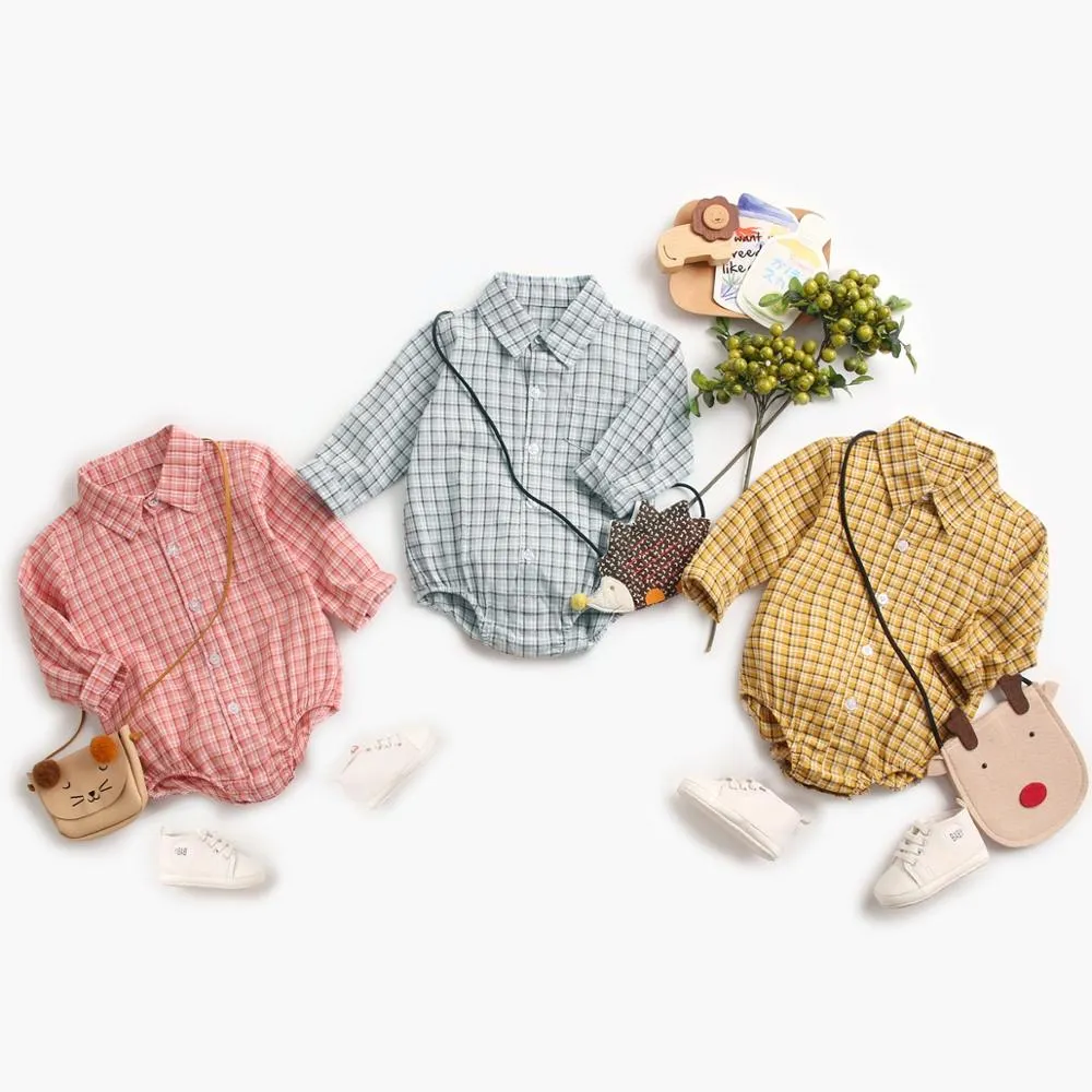 "Adam" Long Sleeved Shirt Romper