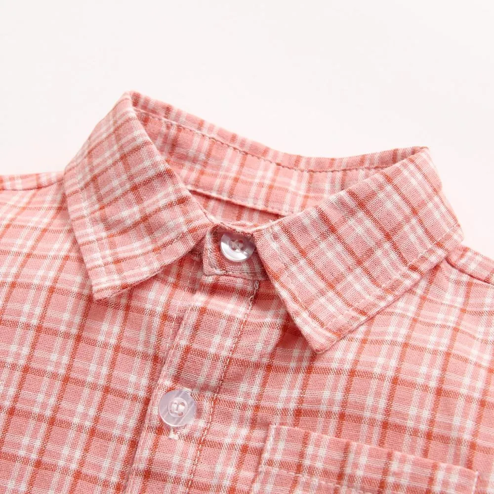 "Adam" Long Sleeved Shirt Romper