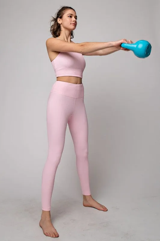 RAE MODE - Nylon Rib Yoga Leggings | Available in 6 Colors