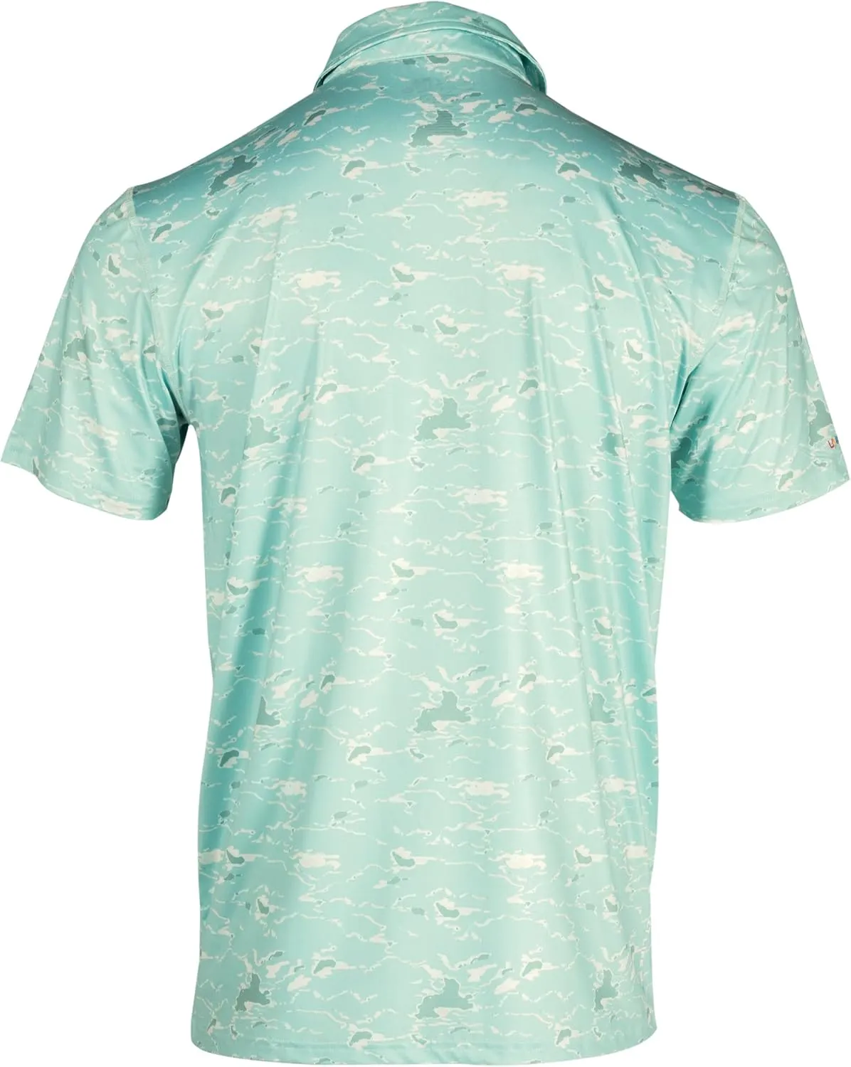 Salt Life Men's Tactical Camo Short Sleeve Performance Pocket Polo Tee