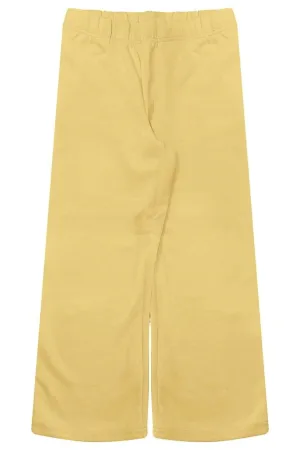 Scarlett Wide Trousers - Pastel Yellow