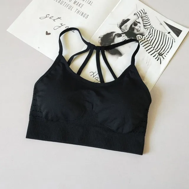 Seamless Bra   Workout Bras For Women Push Up Seamless Sporting Crop Top