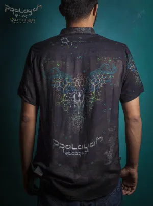 Shirt Men Half Sleeves / Viscose AOP - PRALAYAH