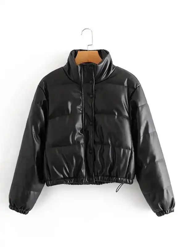 Short Jacket For Women, Padded Female Coat Thick and Warm Winter Jacket