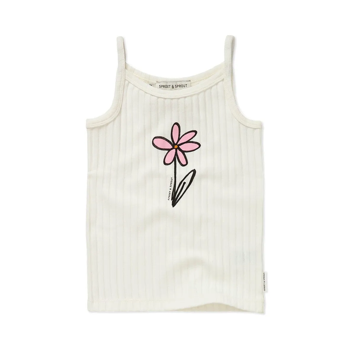 Singlet Girls Daisy Off White