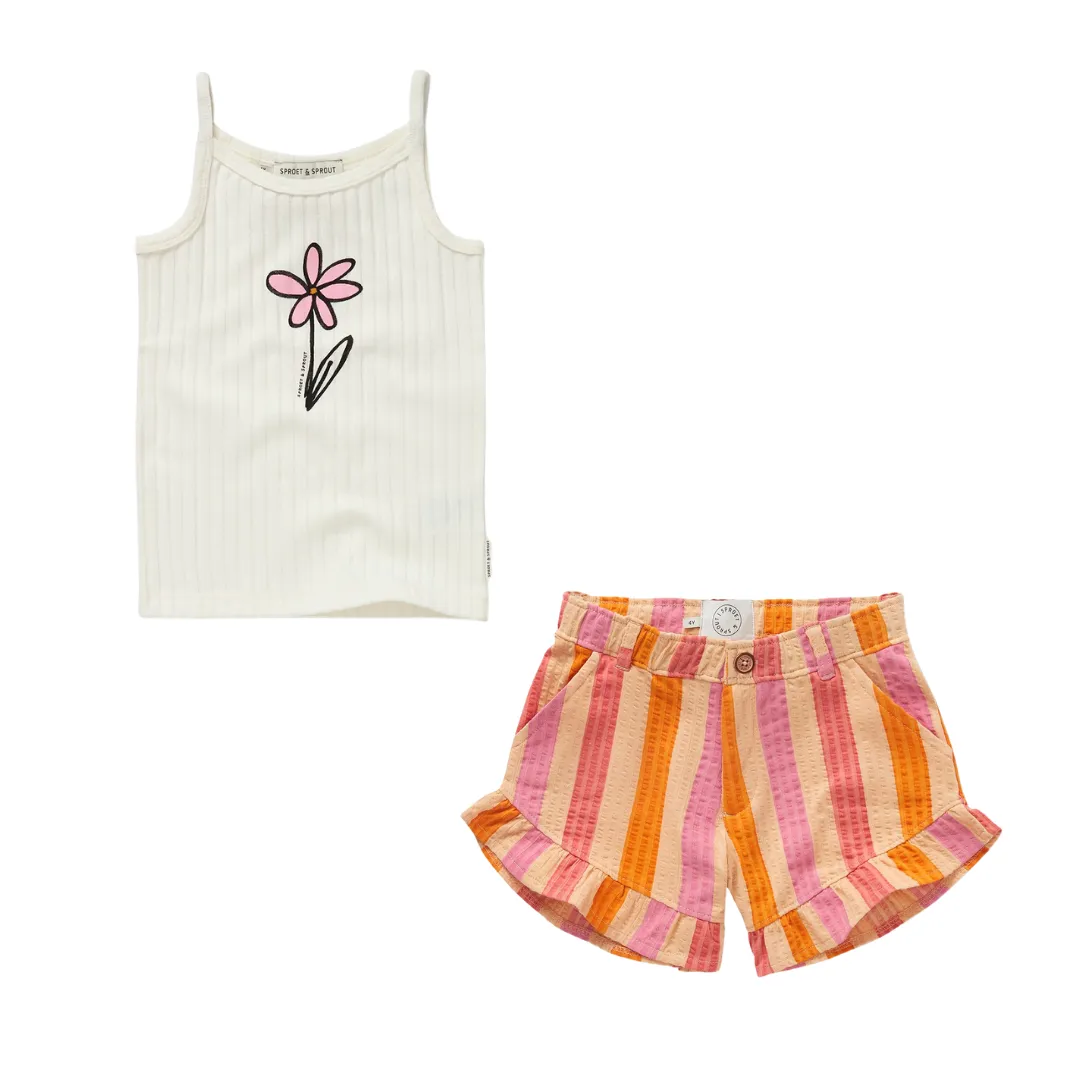 Singlet Girls Daisy Off White