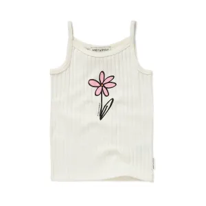 Singlet Girls Daisy Off White