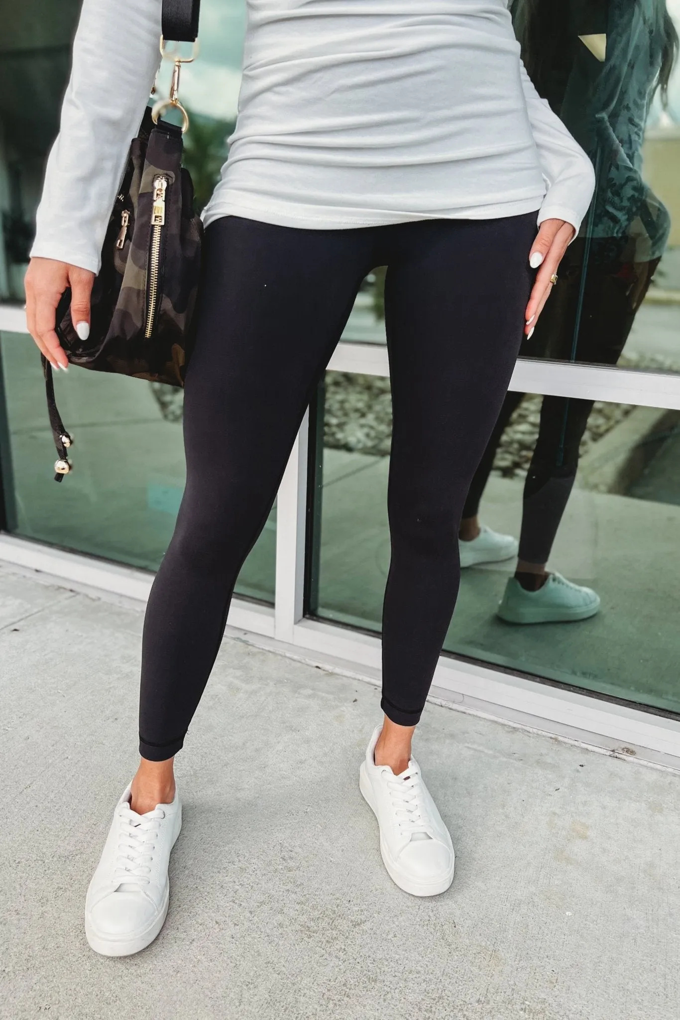 Size XL - Everyday Essential High Waist Black Leggings