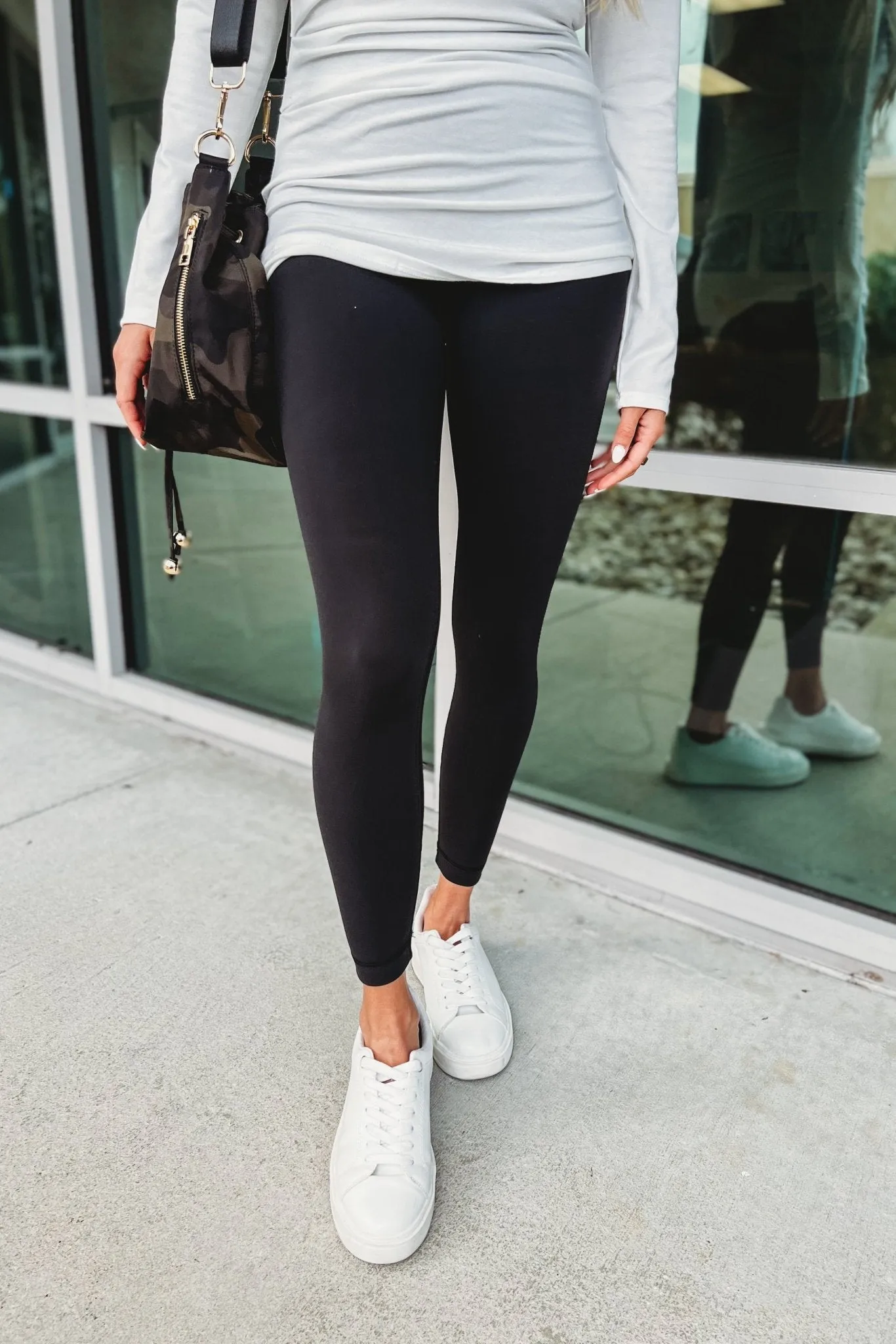 Size XL - Everyday Essential High Waist Black Leggings