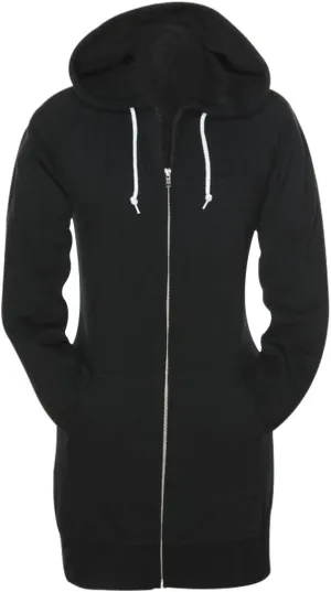 SKYLINEWEARS Women Casual Zip Up Hoodies Fleece Tunic Sweatshirt Long Hoodie Jacket With Pockets