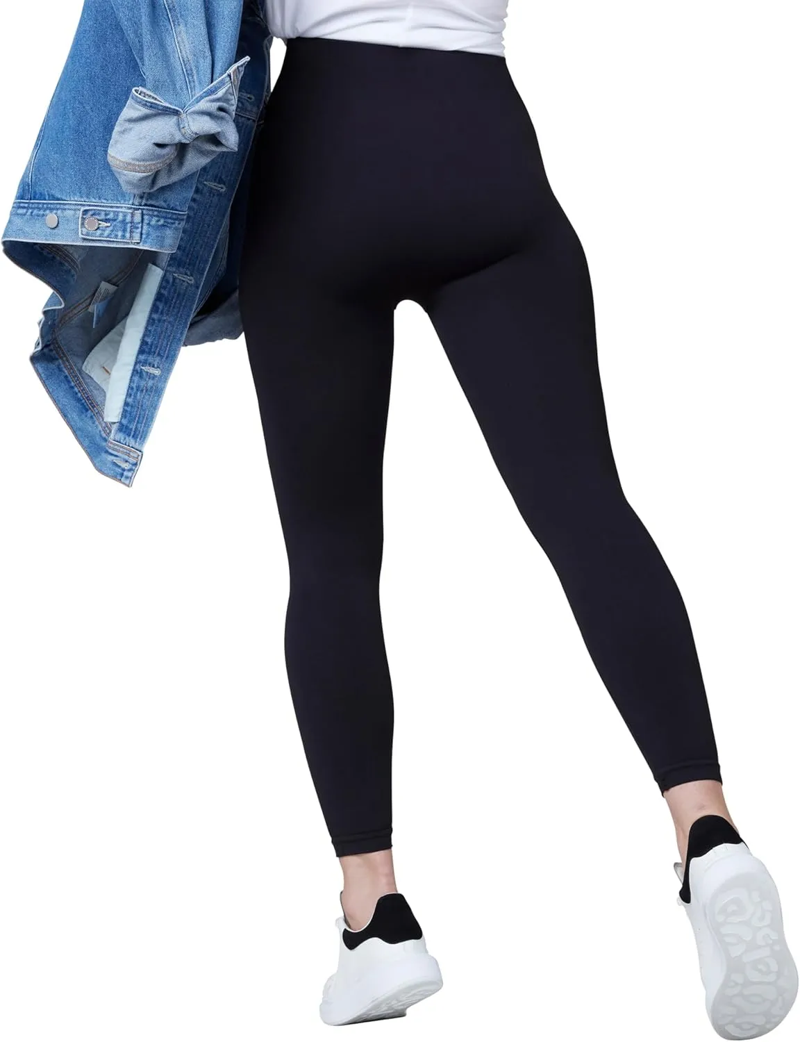 SPANX Seamless Leggings - Athletic Wear for Women - Core Control for Shaping - Natural Waist Fit - Soft Nylon-Elastane Blend
