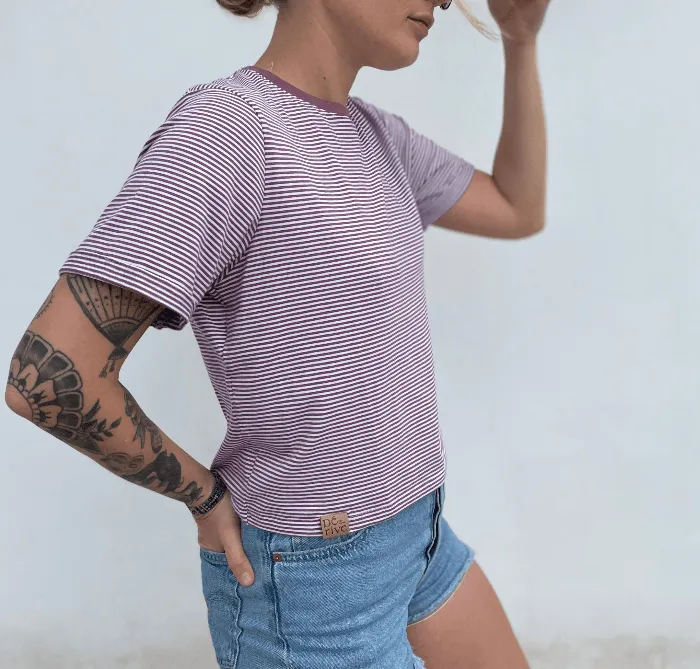 T-shirt crop top bambou Rosie