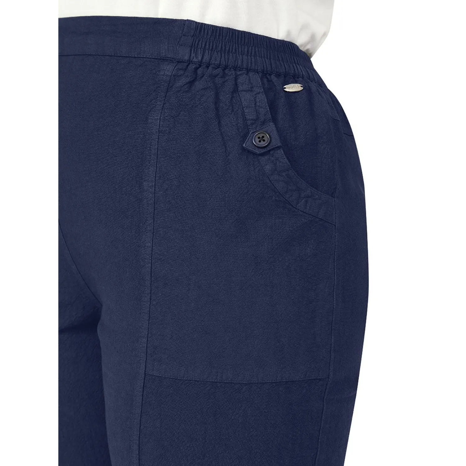 TIGI 10/12 Denim Wash Crop Trouser