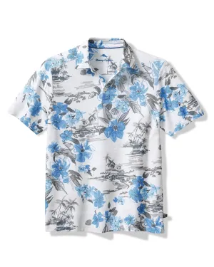 Tommy Bahama  Waikiki Waves IslandZone® Polo  | Infinity Pool