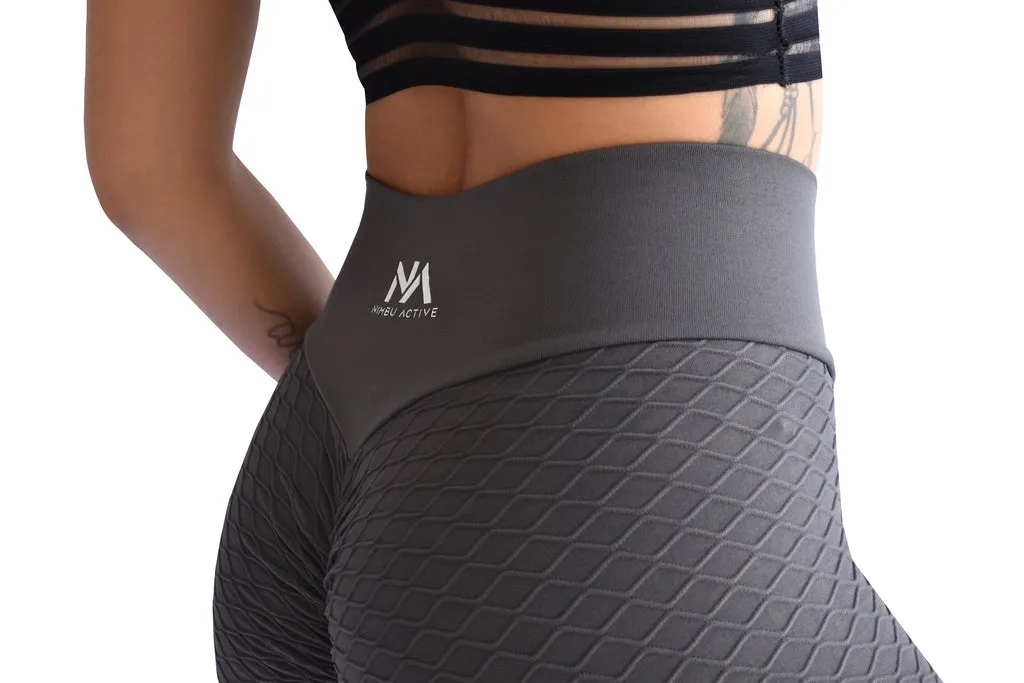 Track Seamless Scrunch Leggings - Grey