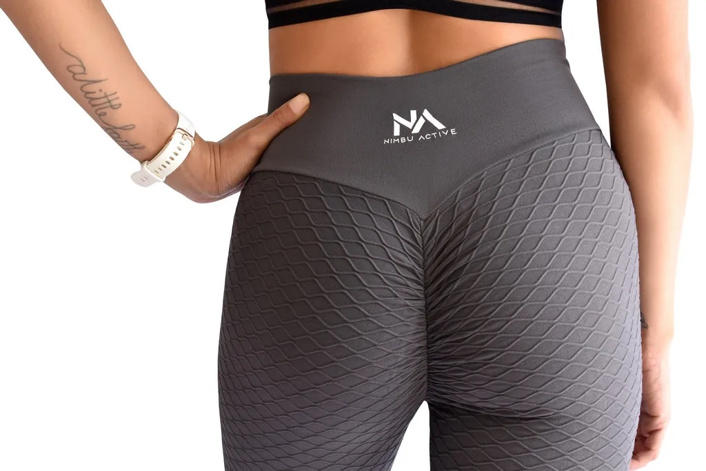 Track Seamless Scrunch Leggings - Grey