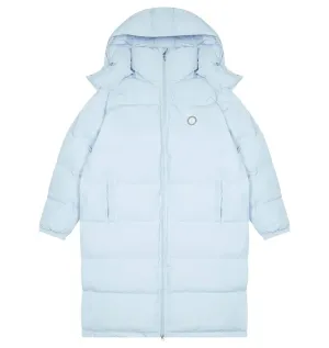 Trapstar Irongate Full-Length Oversized Puffer Jacket - Ice Blue