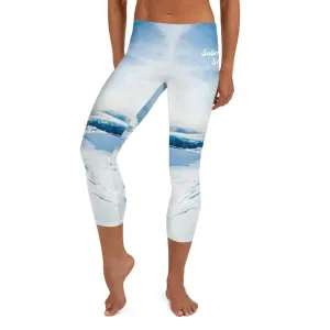 Tundra Avalanche ~ Capri Leggings