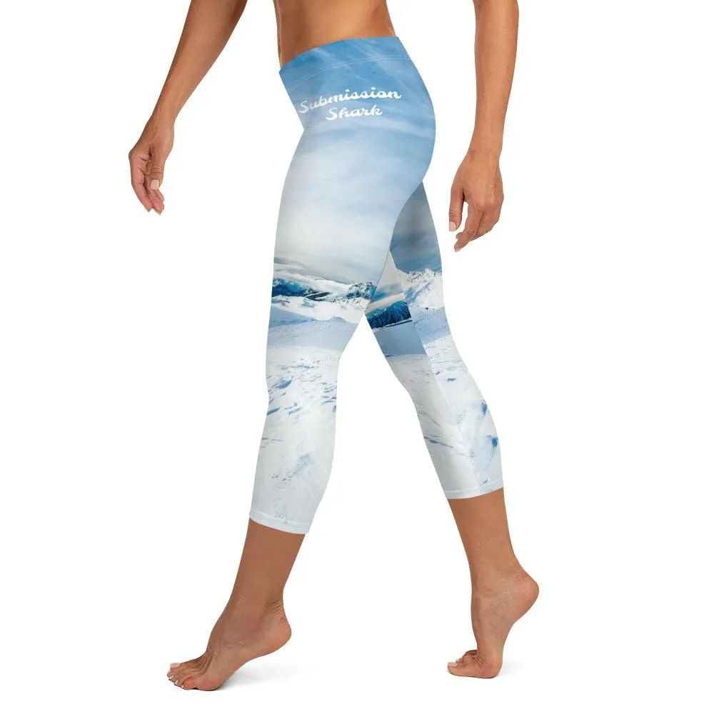 Tundra Avalanche ~ Capri Leggings