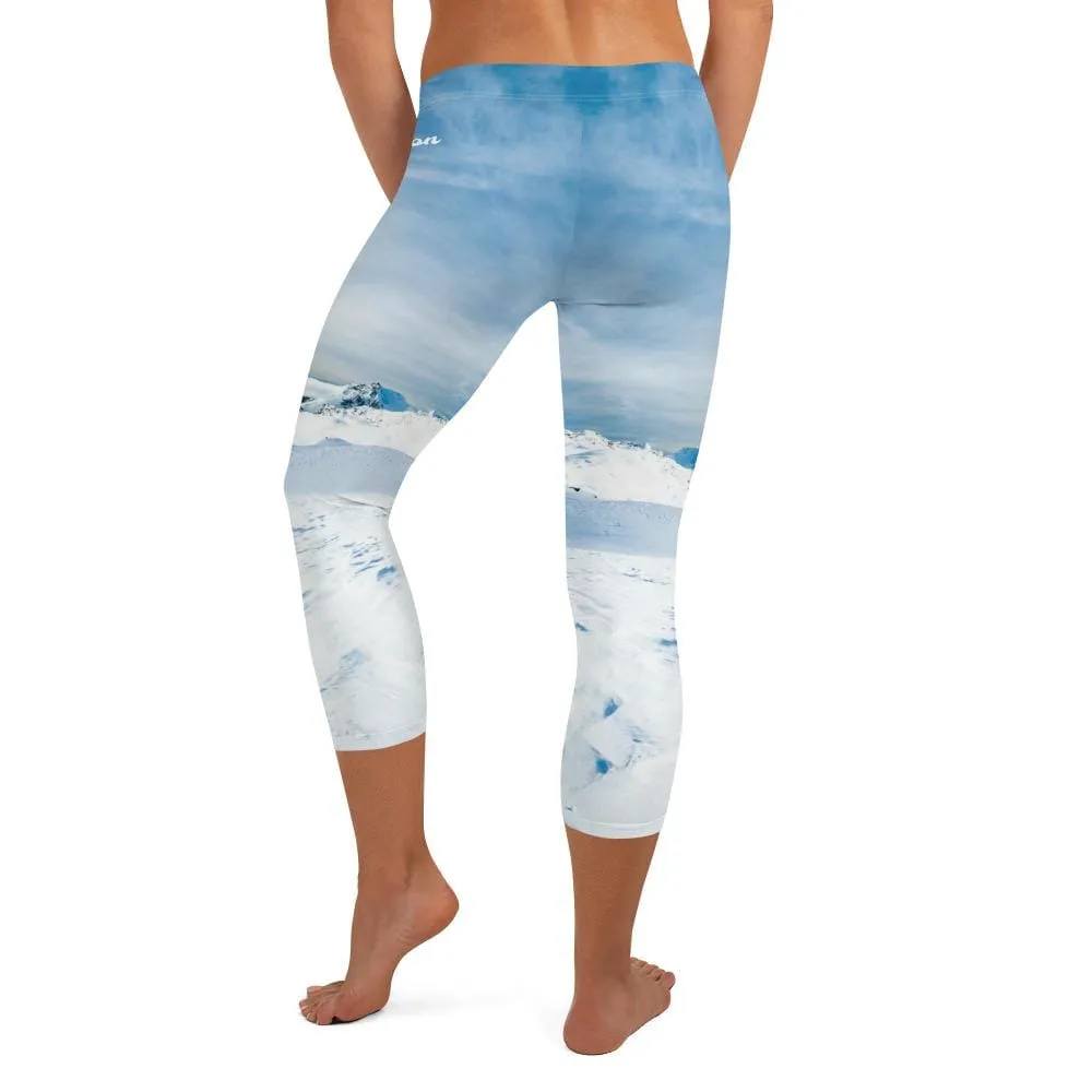 Tundra Avalanche ~ Capri Leggings