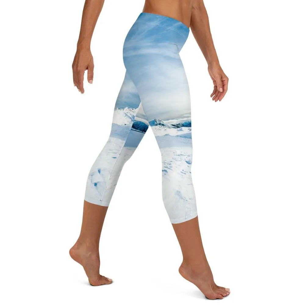 Tundra Avalanche ~ Capri Leggings