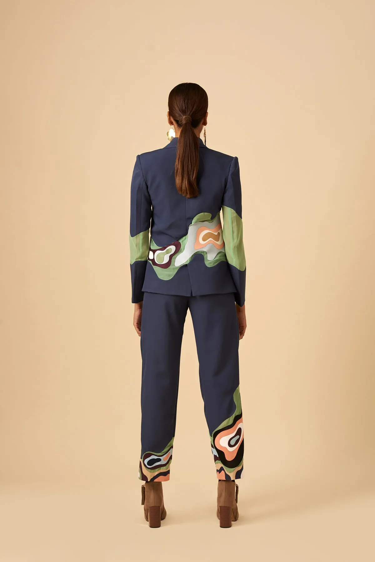 Undefined Applique Trousers