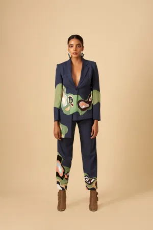 Undefined Applique Trousers