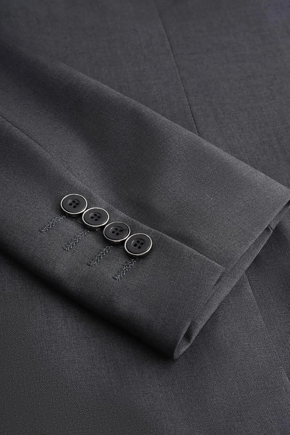 VENNYNG Men's Slim Fit Suit 2 Piece Wedding Prom Party Suit for Men Slim Dress Blazers Jacket Suit Coat Pants Trousers