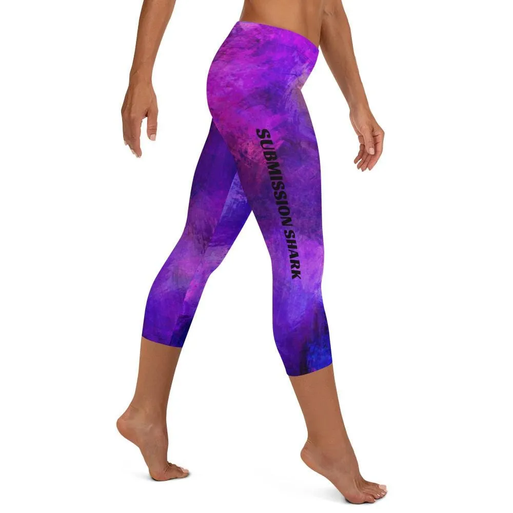 Violet Psionic ~ Capri Leggings *