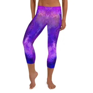 Violet Psionic ~ Capri Leggings *