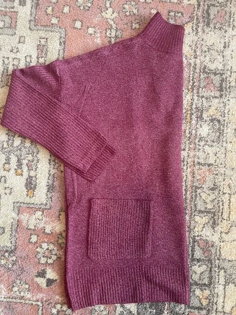 Violet Sweater [wine]