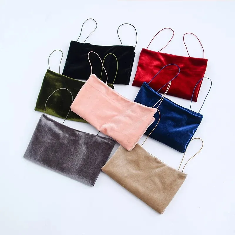 Whitney's Velvet Crop Tops