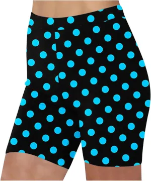 Women's Beach Shorts Casual Summer Polka Dot Print Leggings High Waist Stretchy Everyday Wear Comfortable Pants 2025