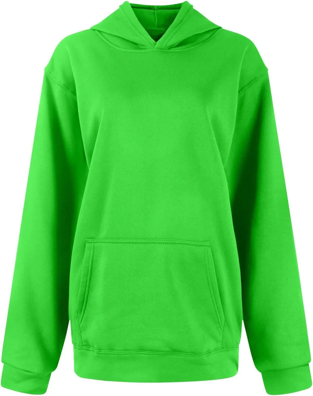 Women'S Fashion Hoodies & Sweatshirts 2024 Fall Drop Shoulder Pullover Sweaters Long Sleeve Tops With Pocket