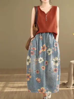 Women's Modern & Comfortable Pocket Style Skirt