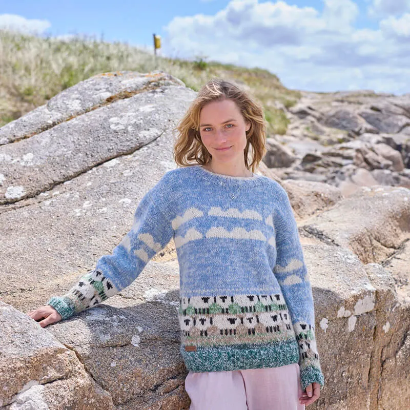 Womens Mohair Sheep Sweater