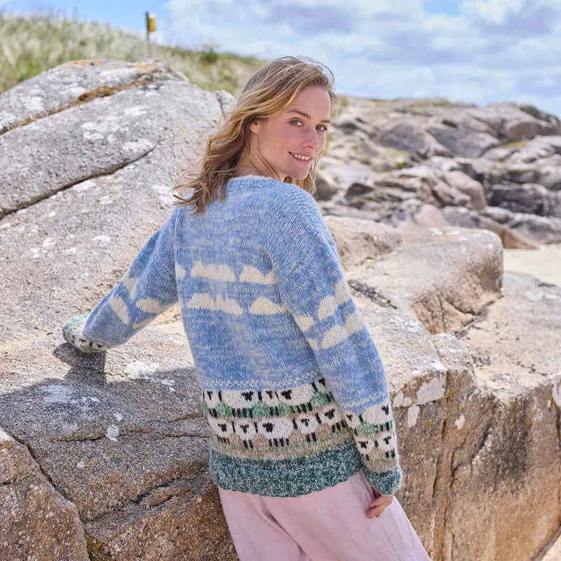 Womens Mohair Sheep Sweater