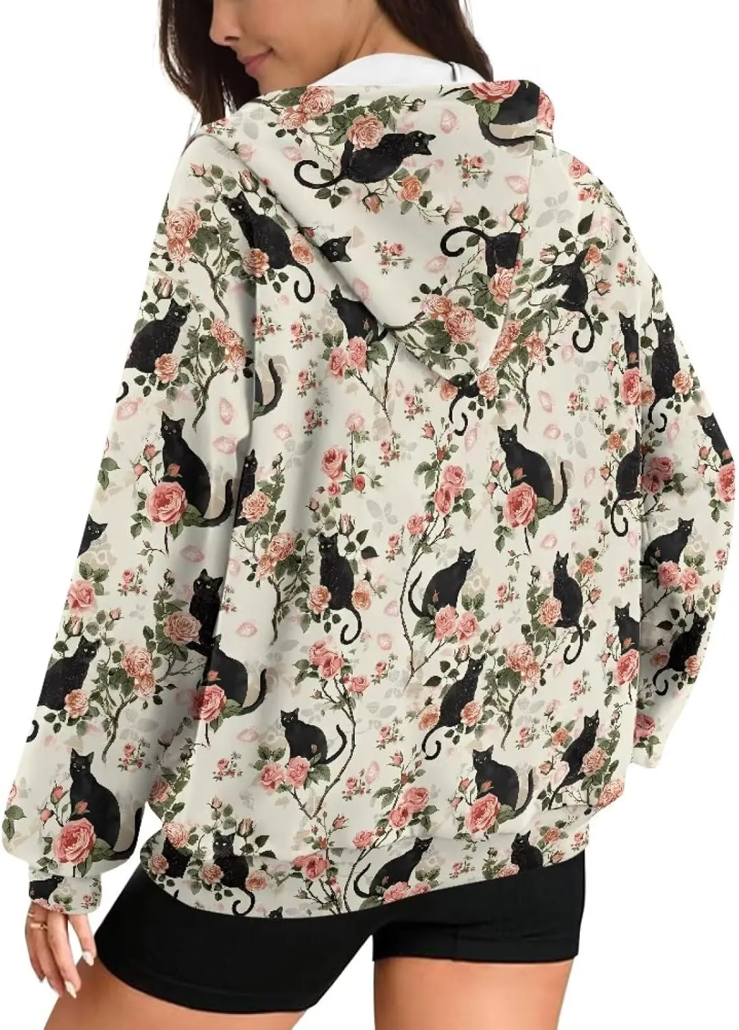 Womens Zip Up Hoodies Long Sleeve Sweatshirts Fall Outfits Sweaters Casual Fashion Jackets Size XS-4XL