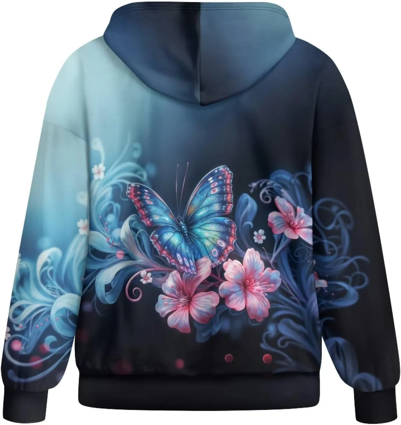 Womens Zip Up Hoodies Long Sleeve Sweatshirts Fall Outfits Sweaters Casual Fashion Jackets Size XS-4XL